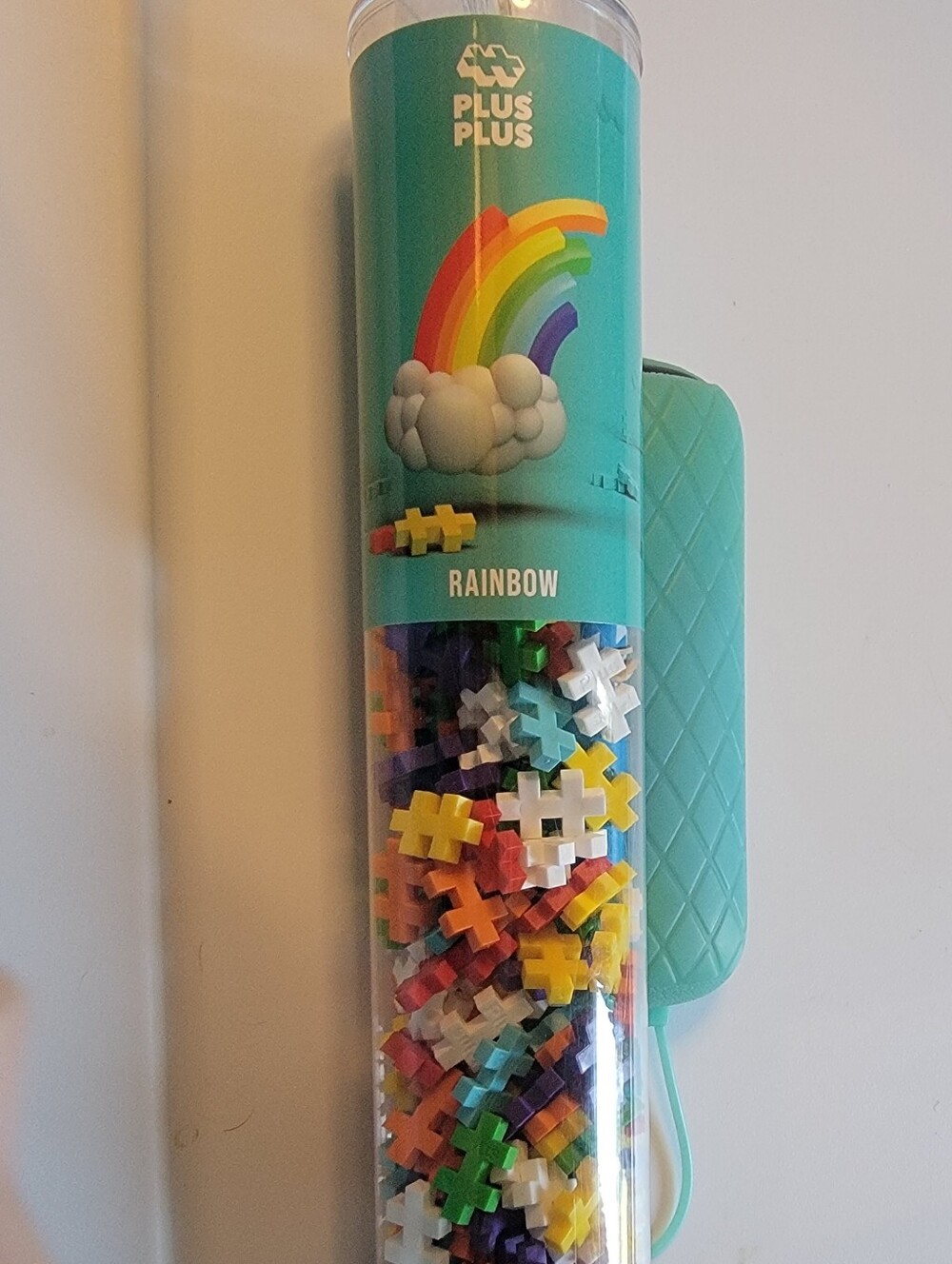 PlusPlus Rainbow Building Block Set with Carrying Case